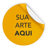 100 Adesivos Selo Etiqueta 5cm Sua Arte Logo Personalizados