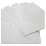 100 Adesivos Vinil Fosco Opaco A4 Para Impressora Jato Tinta