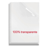 100 Adesivos Vinil Transparente A3 P/