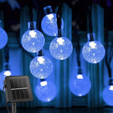 100 Barras De Luz Conduzidas Solares Para O Jardim E O Natal