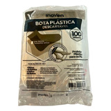100 Botas Plasticas Descartaveis Pedicure Podologia Estética