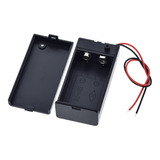 100 Caixa Suporte Bateria 9v Chave On/off + Pino Ac Arduino