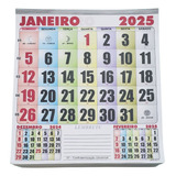 100 Calendário Kit Bloco 14x16 Folhinha Parede Refil Pequeno