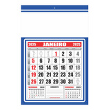 100 Calendários Comercial De Parede Sem Personalização 27x37