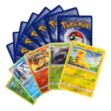 100 Cartas Pokémon Com 5 Brilhantes