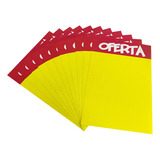 100 Cartaz A4 Promoção Oferta 21 X 30cm Duplex Auto Brilho 