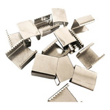 100 Chapinhas Dentada Garra Para Cordão De 15mm Fixador