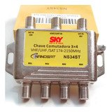 100 Chave Comutadora Sky 3x4 Pope Substituir Diseqc 