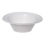 100 Cumbuca Redonda 15cm Prato Fundo Plástico Descartável