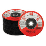 100 Discos De Corte Inox Samurai 7 Polegadas Esmerilhadeira