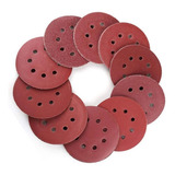 100 Discos De Lixa 125mm Tipo Velcro Grãos Variados