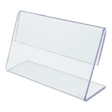 100 Display Porta Etiqueta De Preço Transparente