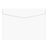 100 Envelope Carta 114x162mm Branco Off Set Sem Rpc 
