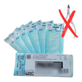 100 Envelope Esterilização Piercing 5x13 Não Serve P/alicate