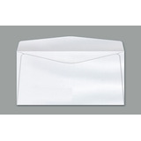 100 Envelopes De Carta Oficio Branco Liso 114x229mm Cof020