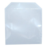 100 Envelopes De Plástico Transparente Liso