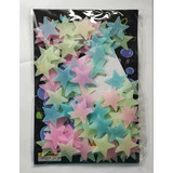 100 Estrelas Fluor Decoração Infantil Teto Brilham No Escuro