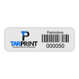 100 Etiquetas Patrimônio Patrimonial Ativo Fixo Logística