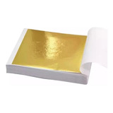100 Folhas Ouro Para Douramento Artesanato Ou Restauração