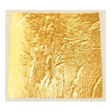 100 Folhas Ouro Para Restauração, Douramento Ou Artesanato