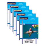 100 Folhas Papel Foto Glossy 120g A4 Brilho Prova D'agua
