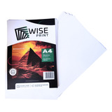 100 Folhas Papel Foto Glossy 135g A4 Prova D´água Premium Cor Branco