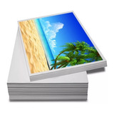 100 Folhas Papel Foto Glossy Adesivo À Prova D'água A4 135g