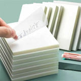 100 Folhas Post It Adesivo Transparente