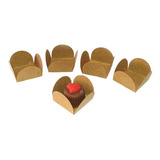 100 Forminhas Caixetas Doces Finos Base 3,5cm Papel Kraft