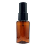 100 Frascos 30ml Âmbar Plástico Pet Redondo Spray Borrifador