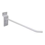 100 Ganchos 3/16 15 Cm Para Painel Canaletado Branco