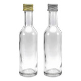 100 Garrafinhas Vidro 50 Ml Trinity Bebiba Pimenta Tampas