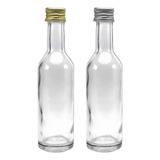 100 Garrafinhas Vidro 50 Ml Trinity Bebiba Pimenta Tampas