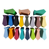 100 Gravatas 13cm Pet Shop Cores Sortidas Eva Liso Atacado
