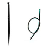 100 Haste Estaca Suporte 60cm + Microtubo 60cm C/ Conector