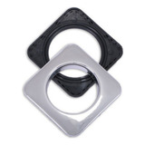 100 Ilhós De Cortina/varão Quadrado Cromado Argola 19mm/28mm