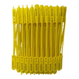 100 Lacre Para Malote Numerado 16cm Amarelo Segurança