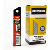 100 Lâminas De Estilete Largo 18mm De 60 Graus Fixtools