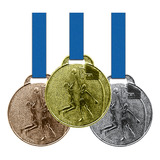 100 Medalhas Basquete Metal 35mm Ouro Prata Bronze