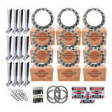 100 Metrôs De Cerca Concertina 45 Cm Com Kit Instalação