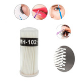 100 Microbrush Escovinha Bastonete Alongamento Microblading 