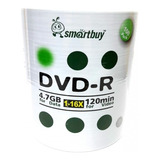 100 Mídia Dvd-r Virgem Smartbuy +