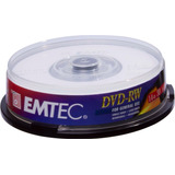 100 Mini Dvd-rw Regravável Emtec Filmadora