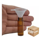 100 Mini Funil Descartável P/ Perfume - Aromaterapia 
