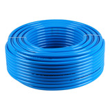 100 Mts Mangueira Tubo De Poliuretano Pu 8mm Azul Pneumática