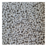 100 Pares Brinco Pérola Branca 6mm Pino Prateado + Tarraxa