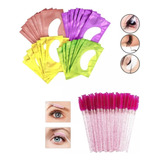 100 Pares De Pad Ped Em Gel 100 Escovinha Descartavel