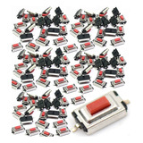 100 Pçs - Botão Táctil Smd Placa Telecomando Gm Vw Peugeot..