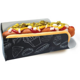 100 Pçs Caixa Embalagem Hot Dog
