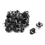 100 Pçs Micro Chave Push Button 4 Pinos Dip Protoboard 6x6x5